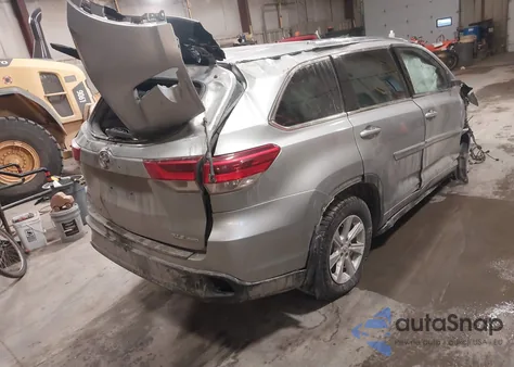 2017 Toyota Highlander Xle z USA, uszkodzony, nr VIN 5TDJZRFH6HS361429